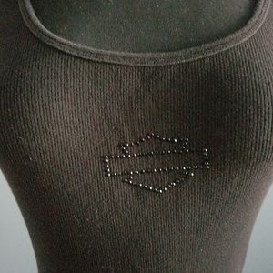 Harley Davidson black tank top size L